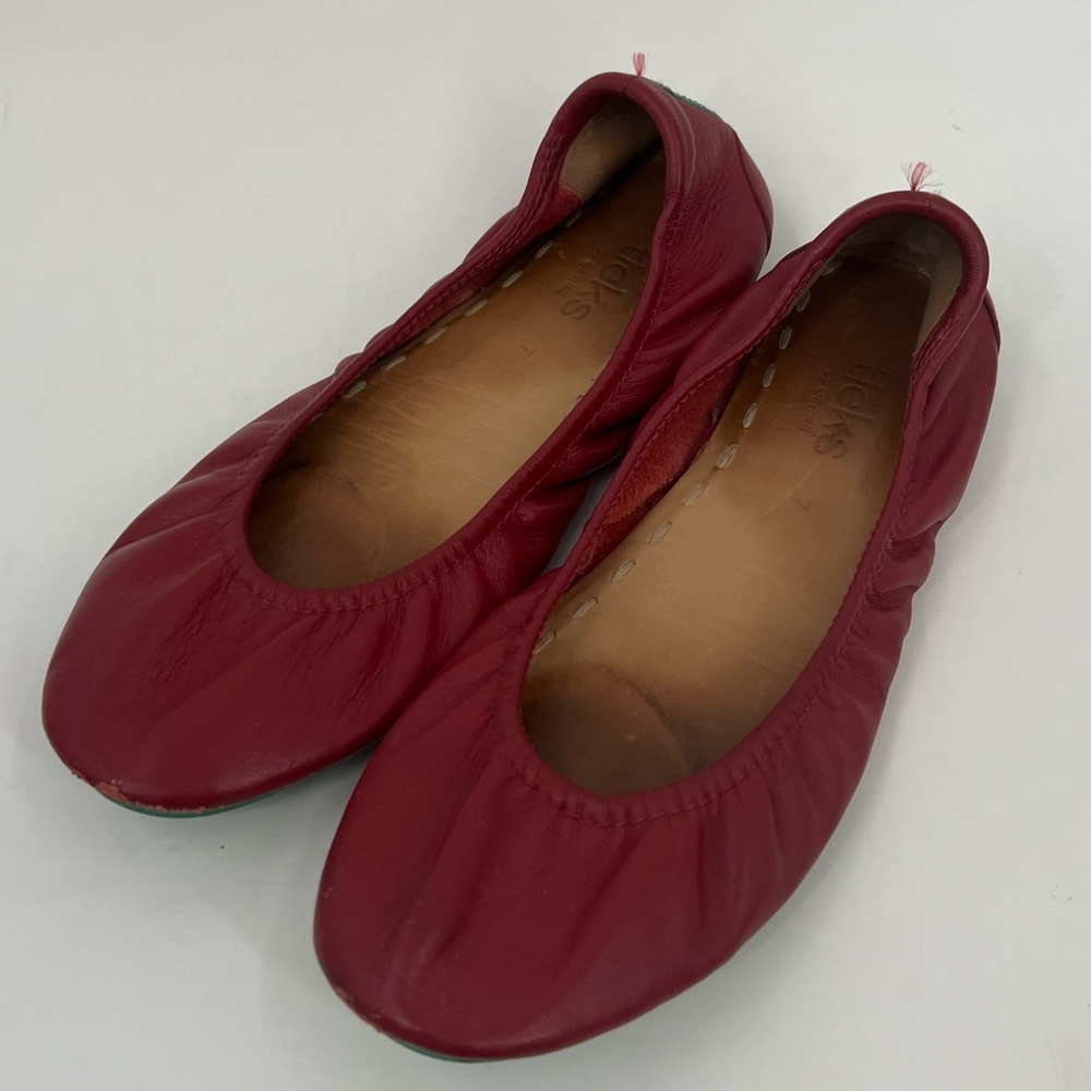 Tieks red ballet flats
